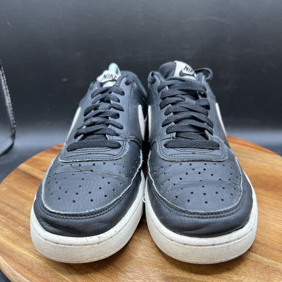 Nike Men's Size 8 Court Vision Low Next Nature DH2987-001 Shoe Black/White - Picture 2 of 8